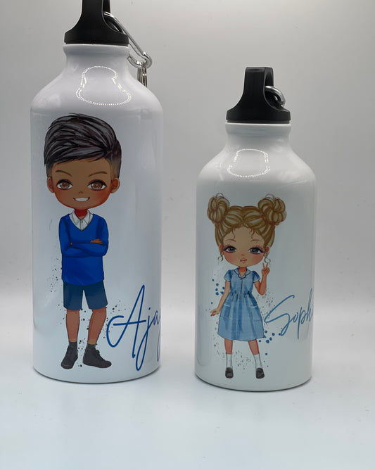 Back to School Water Bottle - Boys